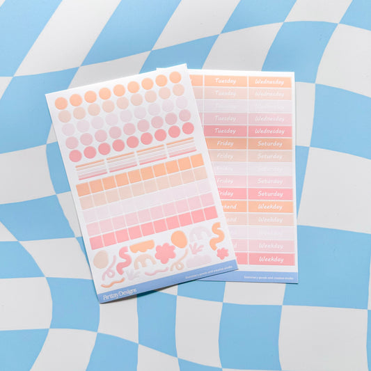 Planner Sticker Sheet Set