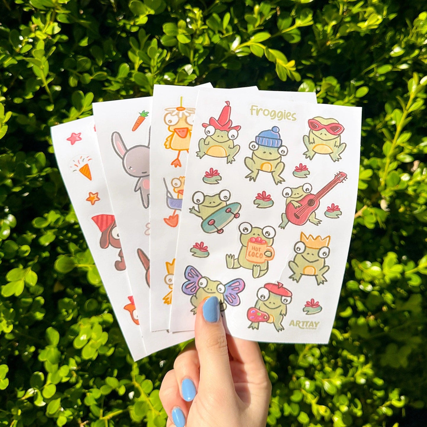 Animal Sticker Sheet Bundle - Arttay Designs