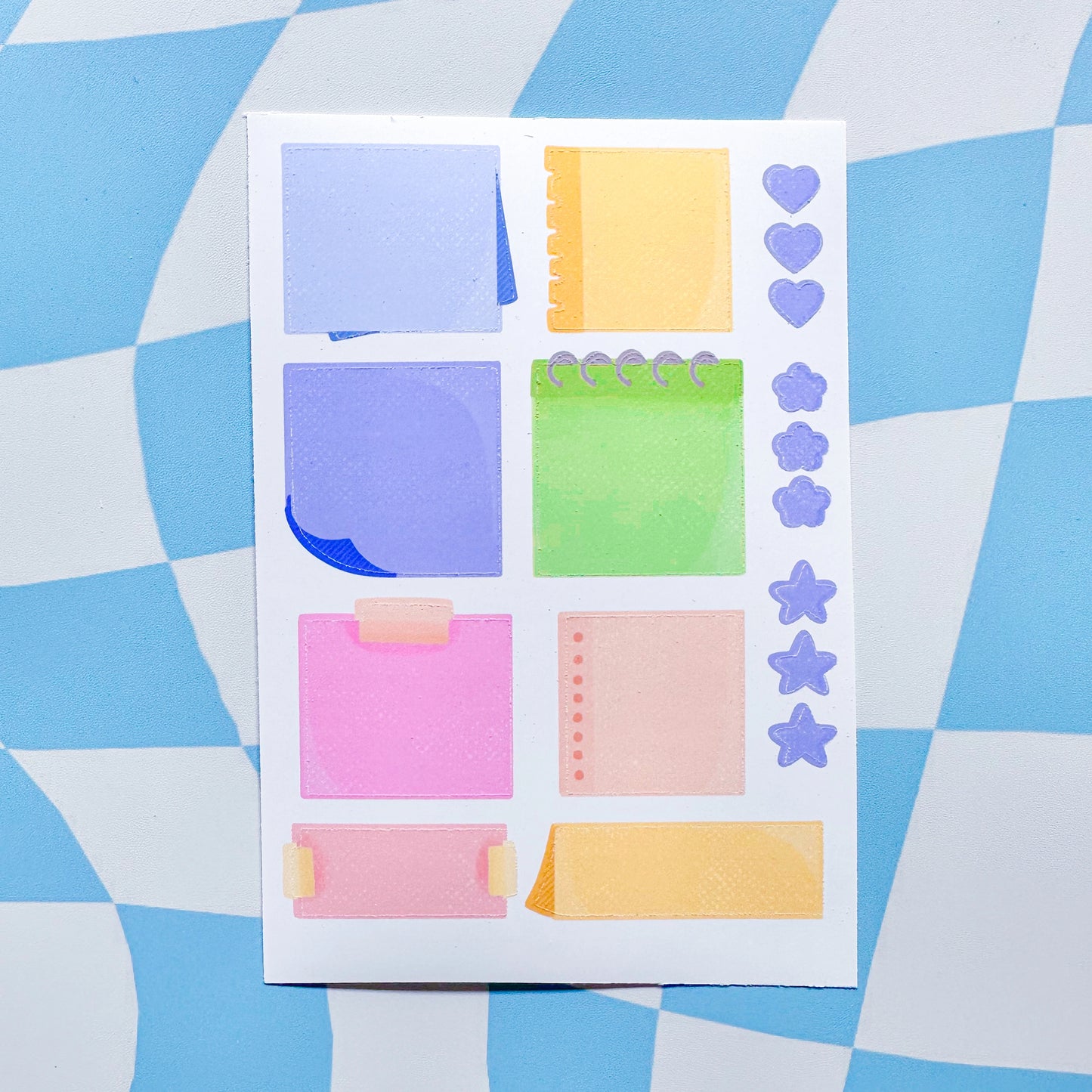 Sticky Note Sticker Sheet