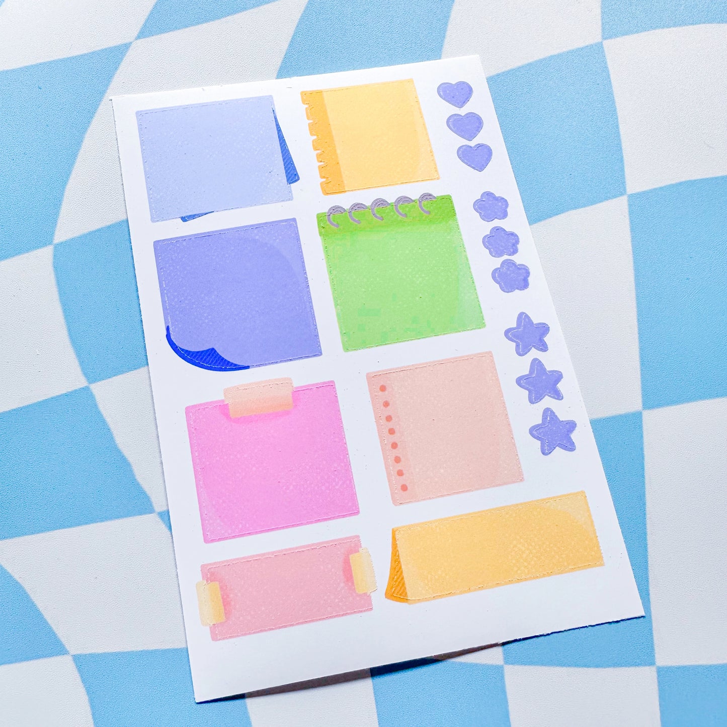 Sticky Note Sticker Sheet