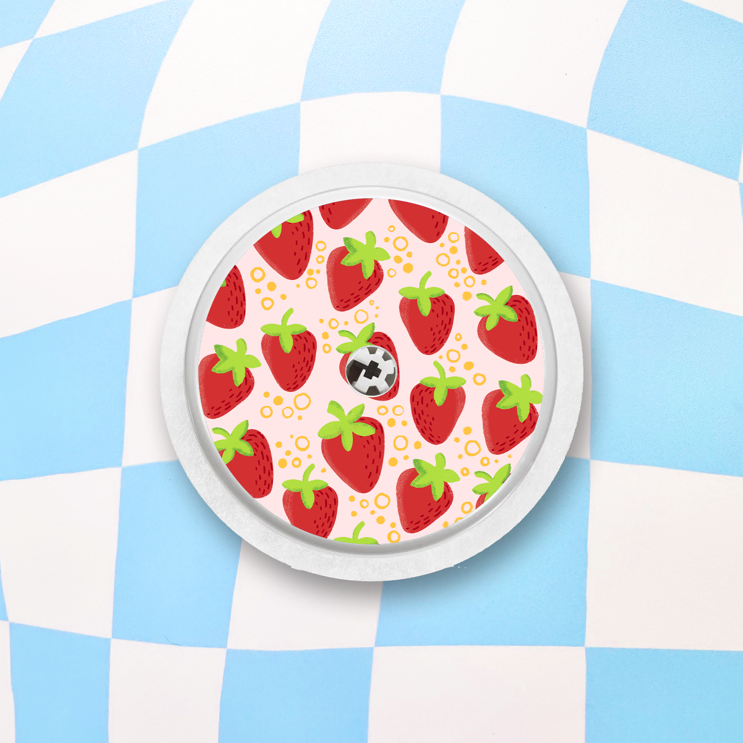 Strawberries Freestyle Libre Stickers - 6 Pack