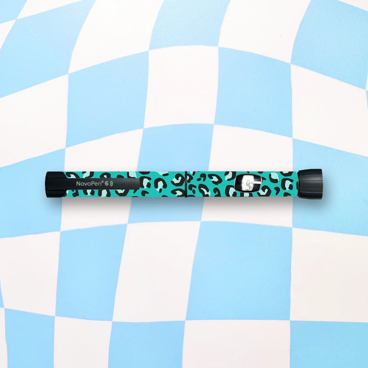 Leopard Print Diabetes Device Stickers