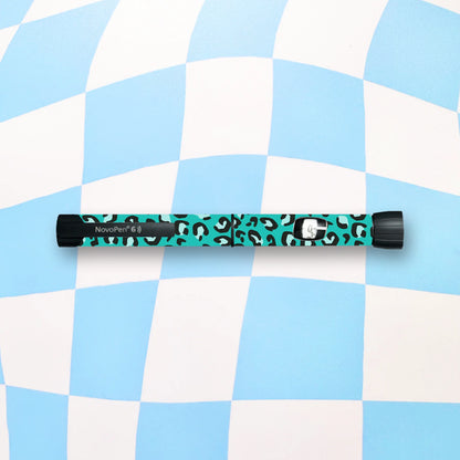 Leopard Print Diabetes Device Stickers