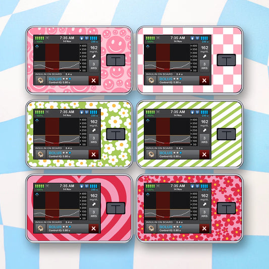 Trendy Tandem Tslim Device Stickers