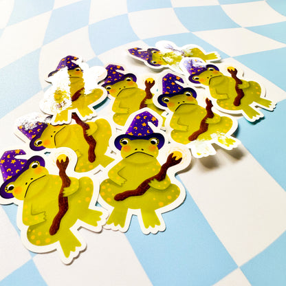 Wizard Frog Sticker