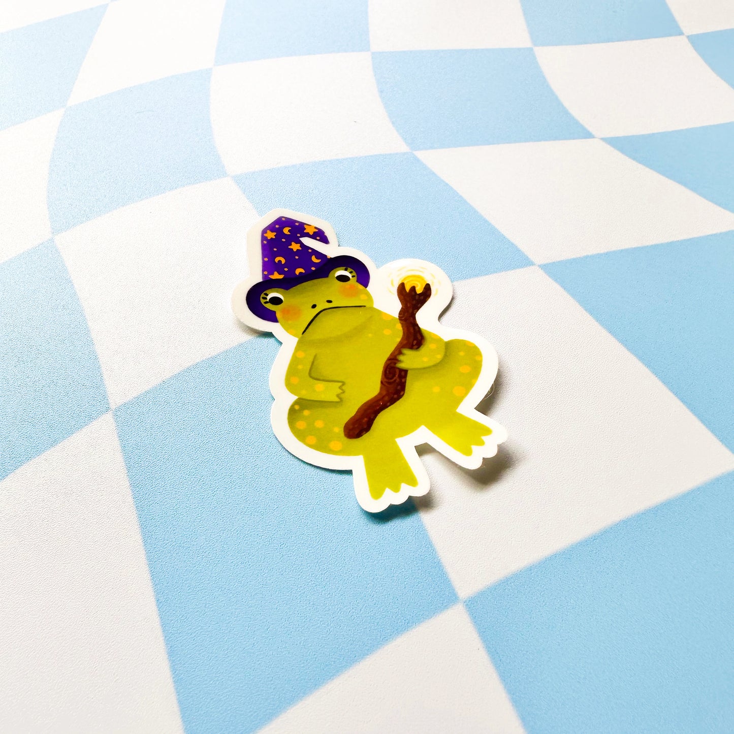 Wizard Frog Sticker