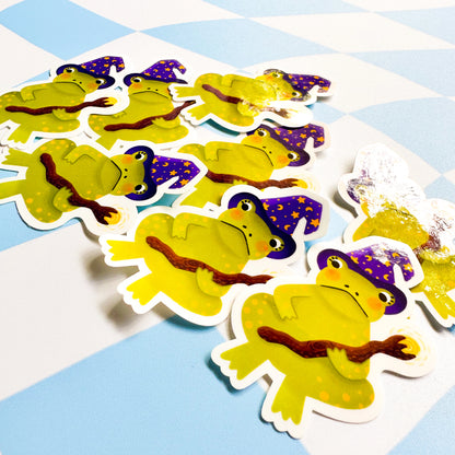 Wizard Frog Sticker