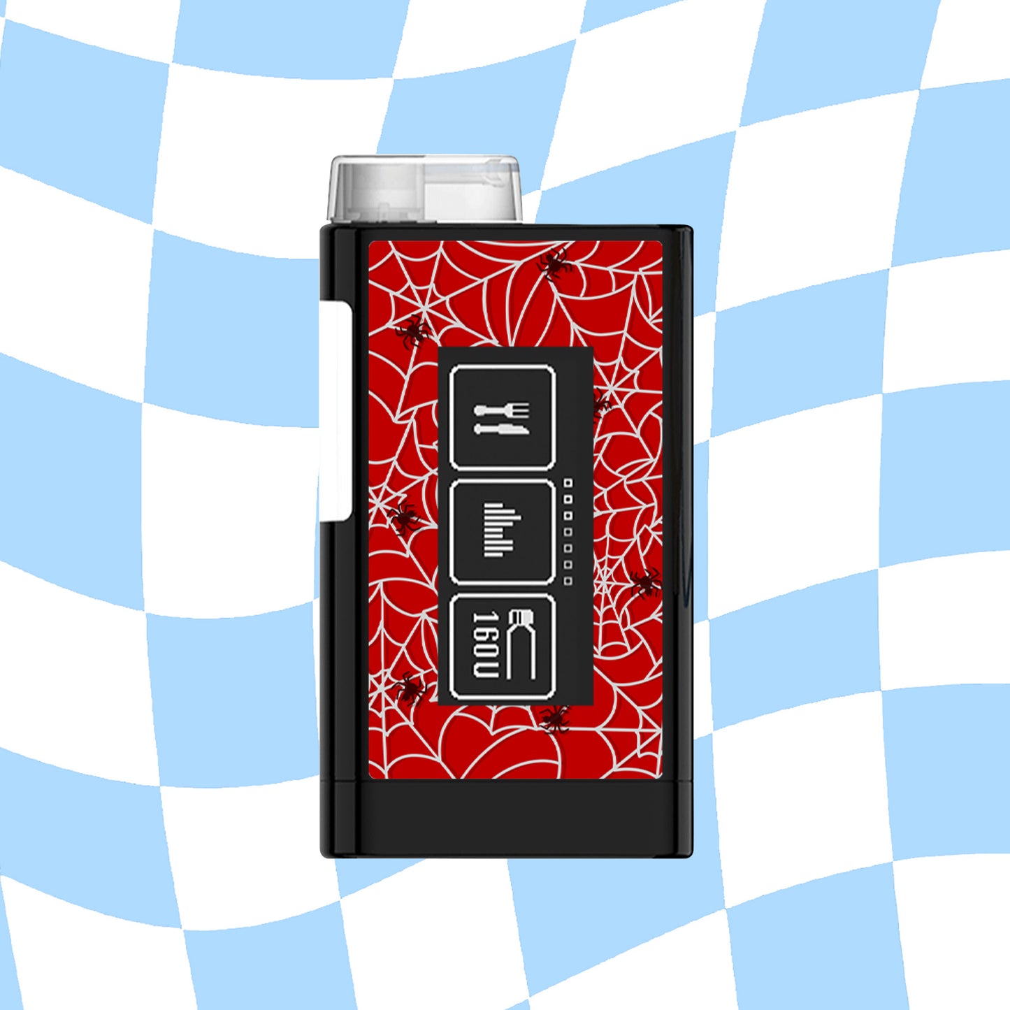 Spider Web Diabetes Device Stickers