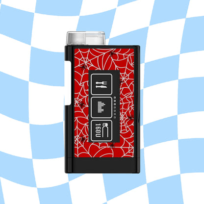 Spider Web Diabetes Device Stickers