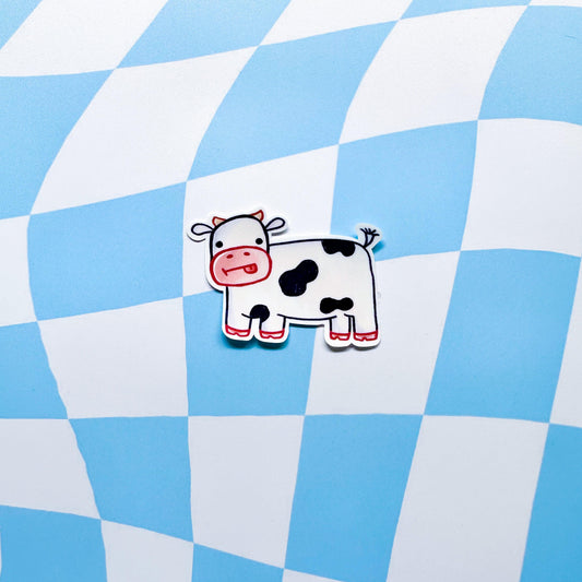 Cute Cow Sticker - Arttay Designs