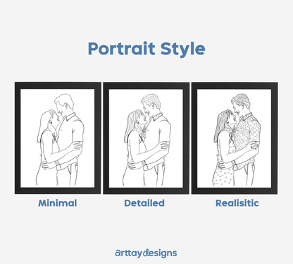 Custom Line Art Portrait