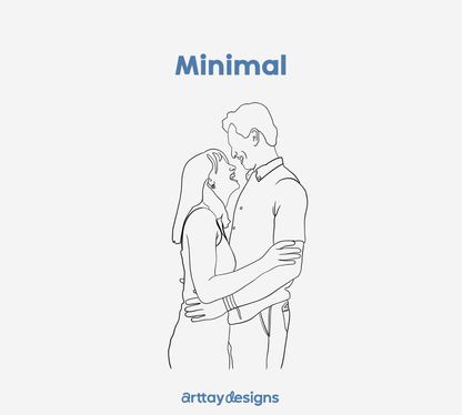 Custom Line Art Portrait