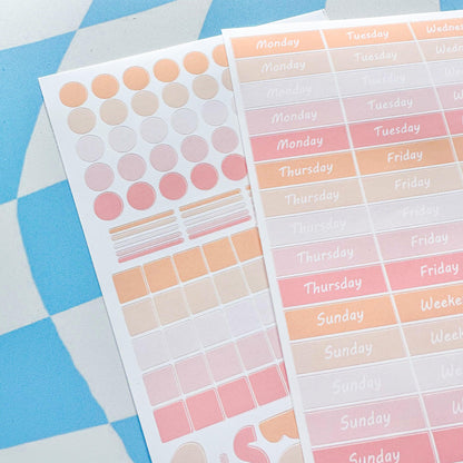 Planner Sticker Sheet Set - Arttay Designs