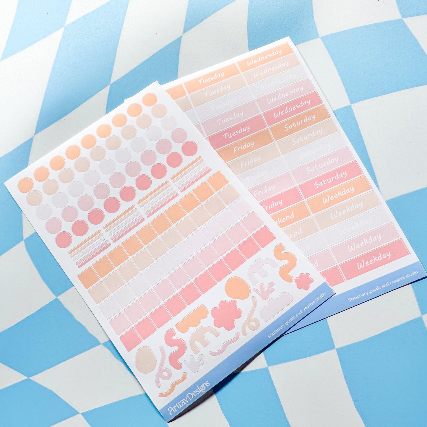 Planner Sticker Sheet Set - Arttay Designs