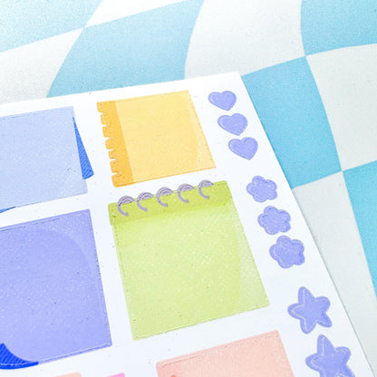 Sticky Note Sticker Sheet - Arttay Designs