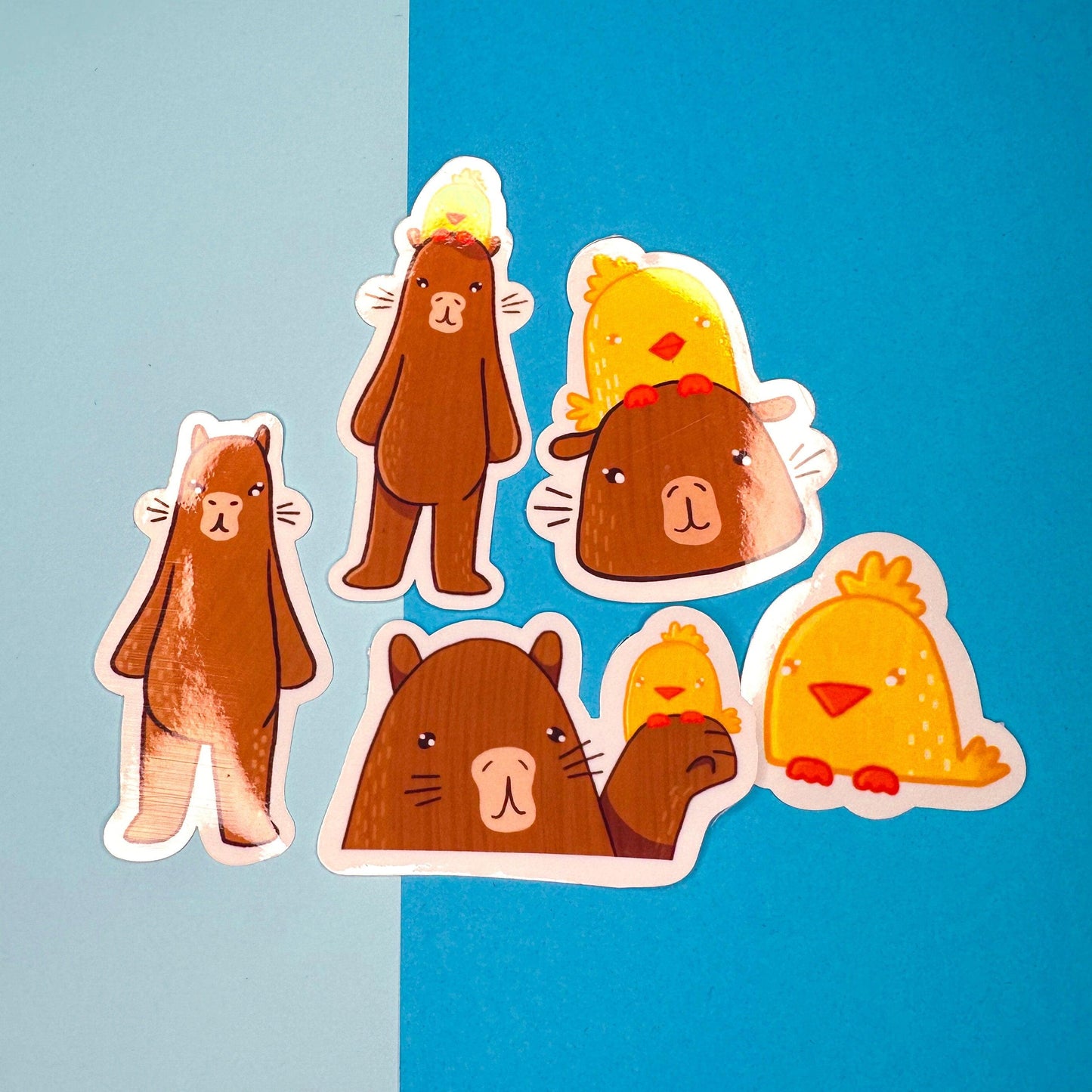 Capybara Sticker Set