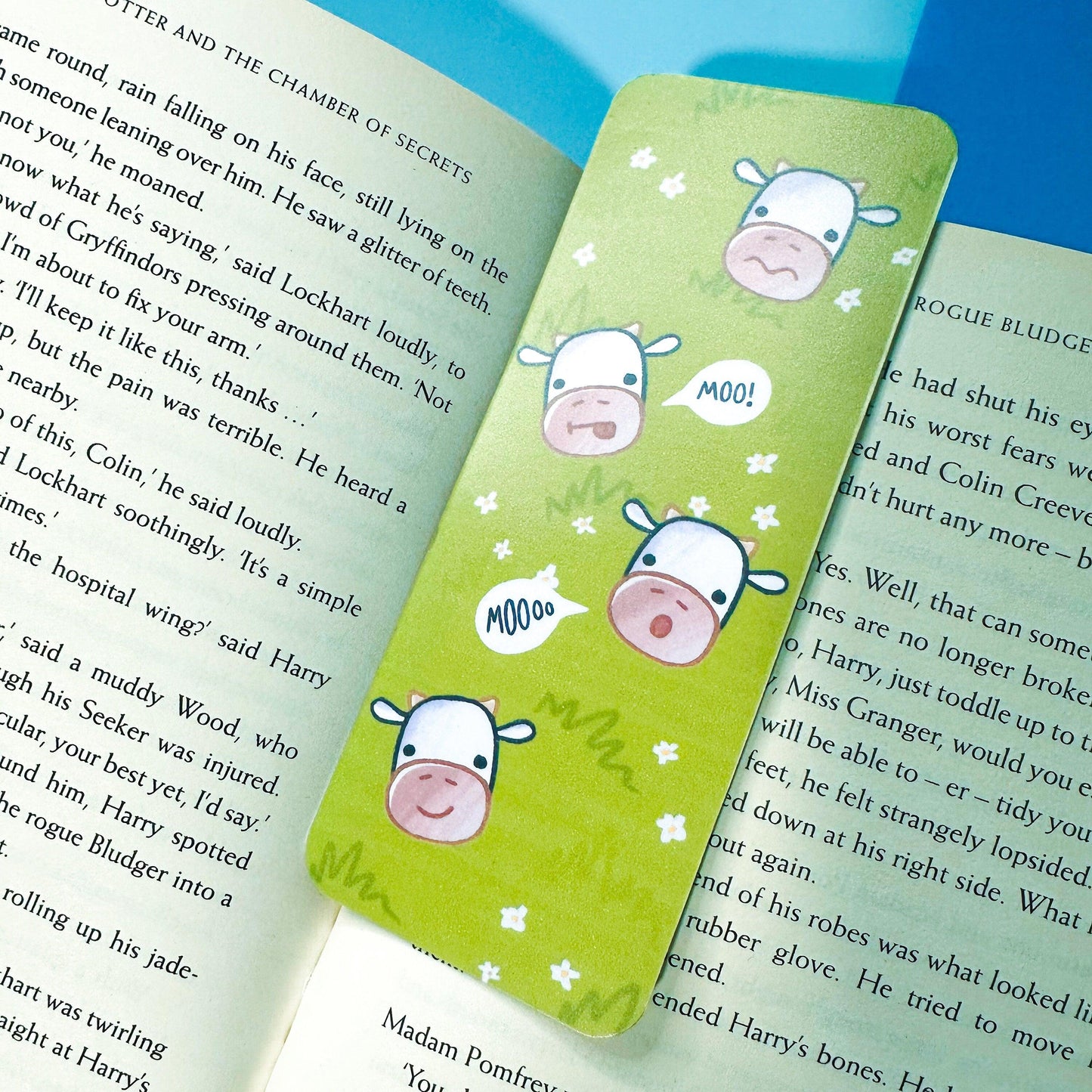 Cow Bookmark
