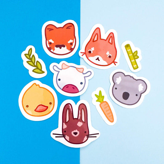 Cute Animal Sticker Set