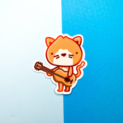 Musical Cat Sticker