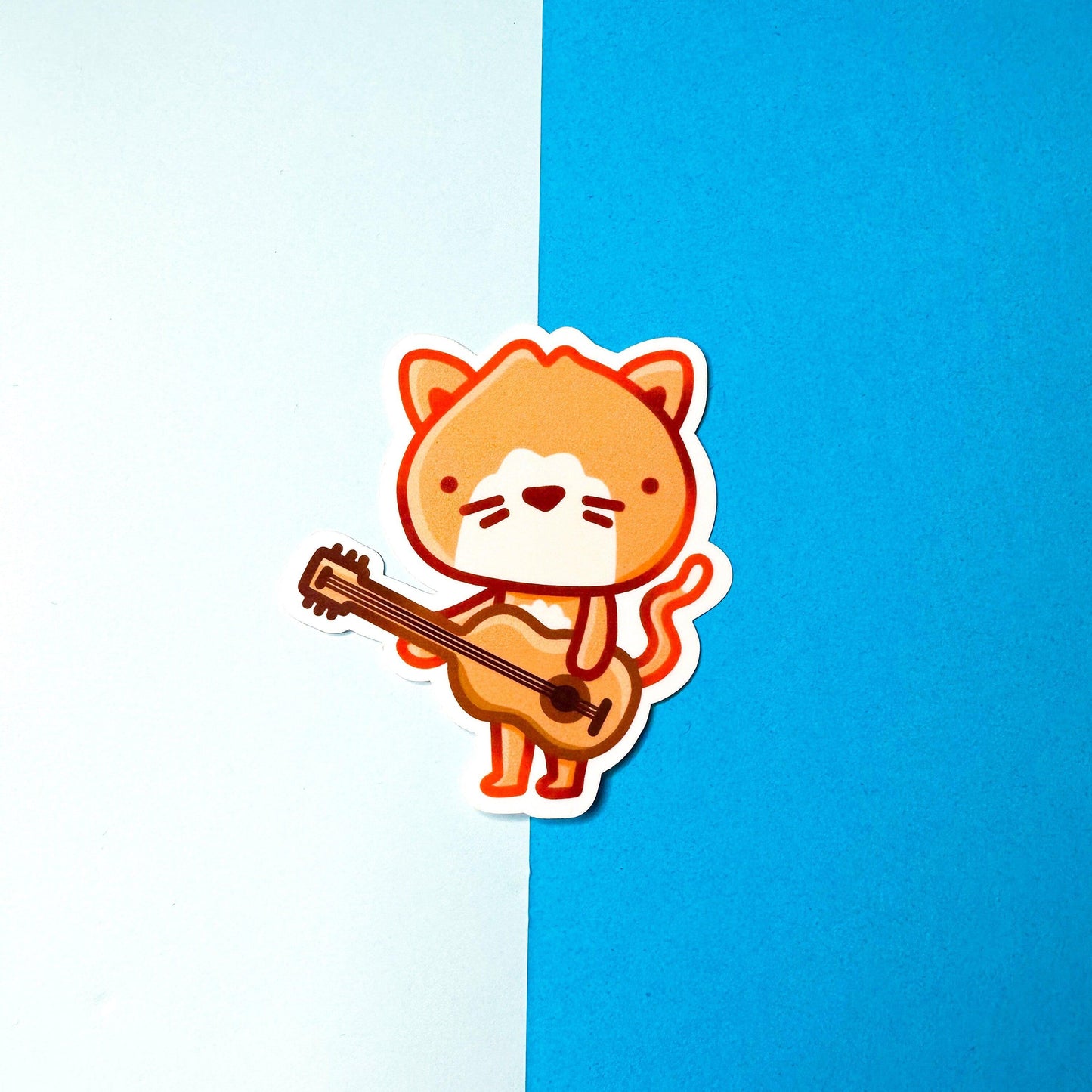 Musical Cat Sticker